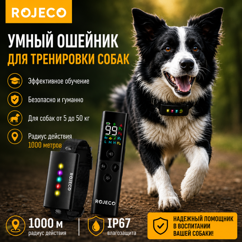 Нашийник для тренування собак Rojecto Нашийник для тренування собак Rojecto
